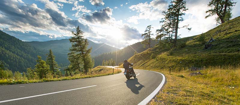 Man Riding Motorcycle